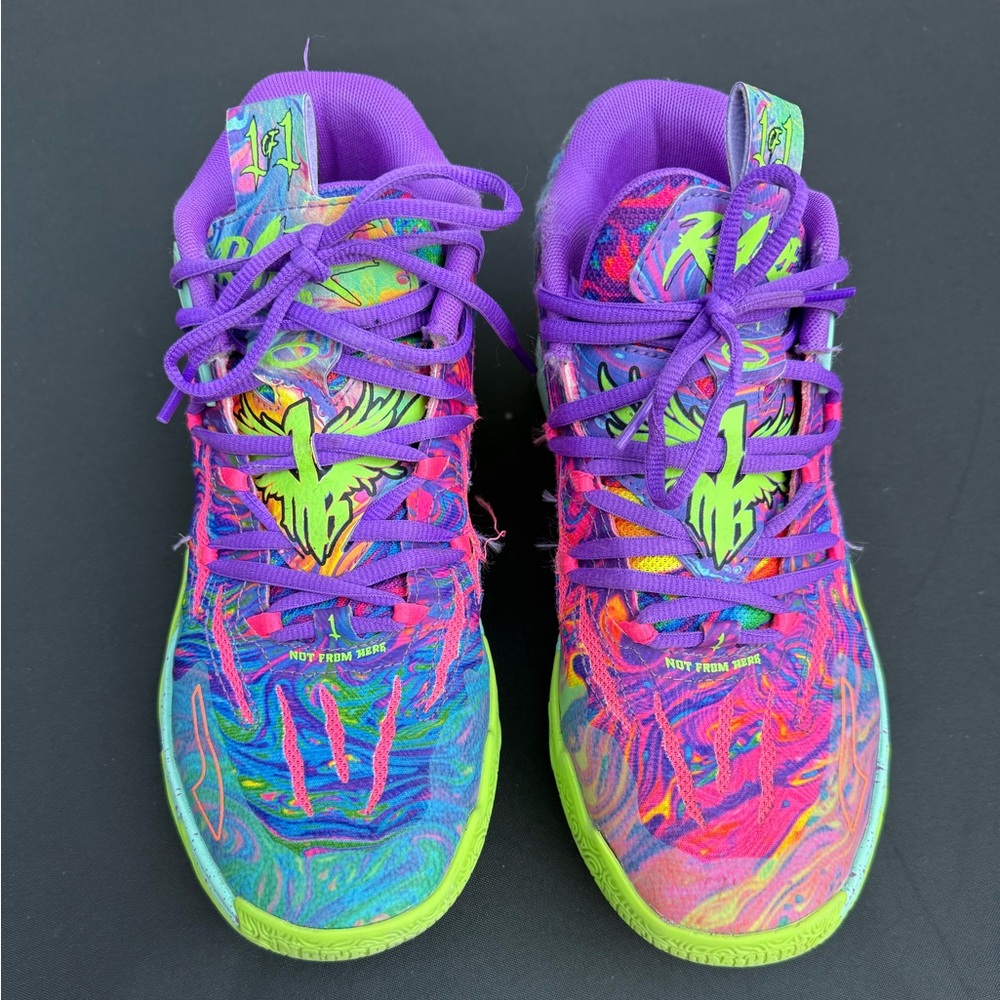 Puma x LaMelo Ball Be You Purple Basketball Sneakers Men’s US Size 8